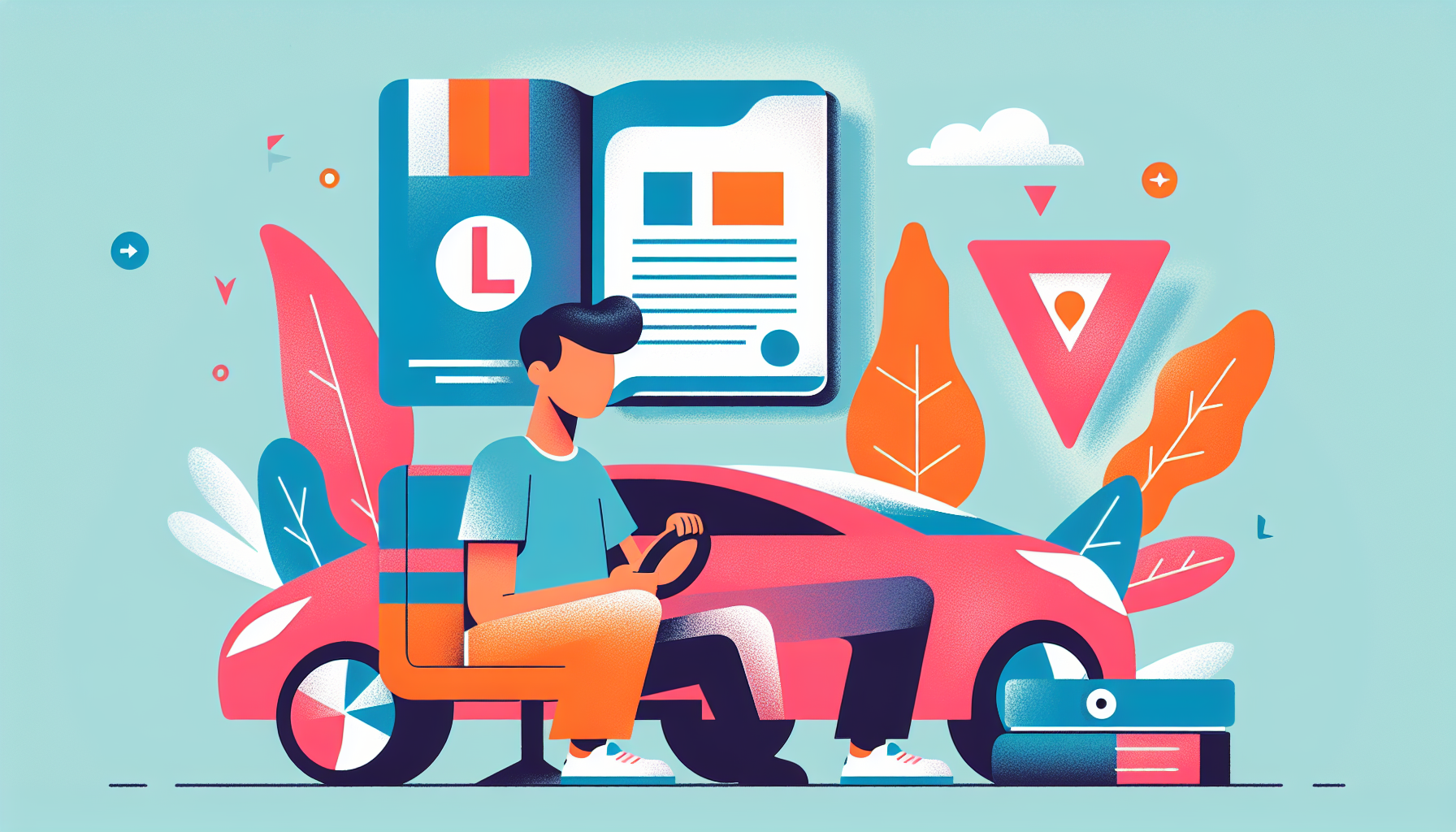 Illustration du parcours vers le permis